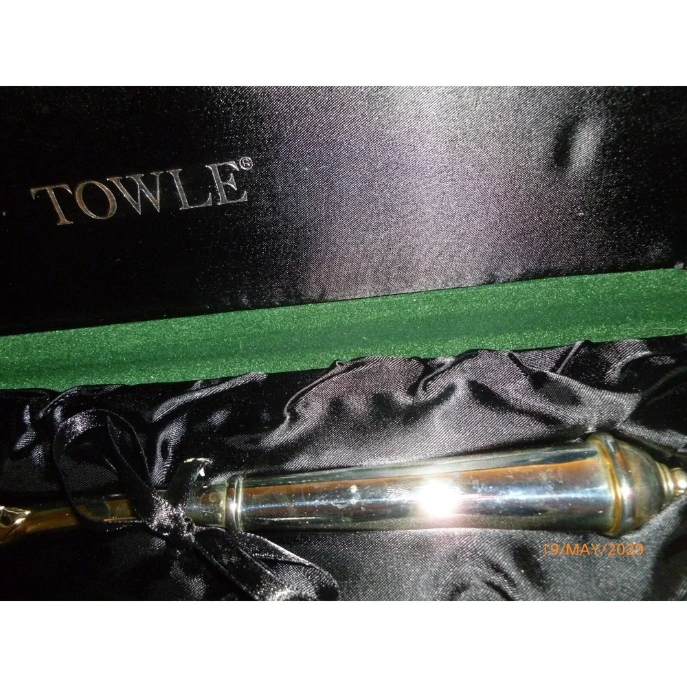 Towle‎ Silver Plated Pasta Server Spaghetti Spoon with Original Presentation Box